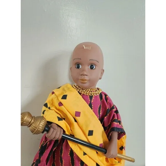 NWD Georgetown Collection 14" Carl Massey Doll Africa Artist Series NO HAT - Picture 2 of 7